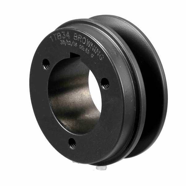 1 Groove Cast Iron Bushed Bore Multiple Sheave - 1TB34;BRO